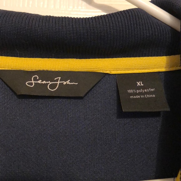 Sean John lightweight navy blue jacket - Picture 3 of 4